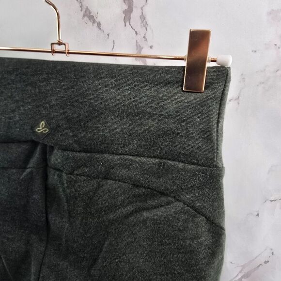 Prana Leggings Womens XS Green Moto Mid Rise Crop Short Length 7/8 - Picture 10 of 11
